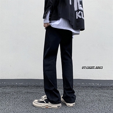 2023早春美式高街弹力修身重工艺水洗牛仔裤货号K695P60，男装牛仔裤，电商A063