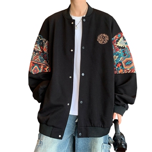 春秋季棒球服男女新款美式夹克休闲外套XZ102B-1-JK2608P85图片