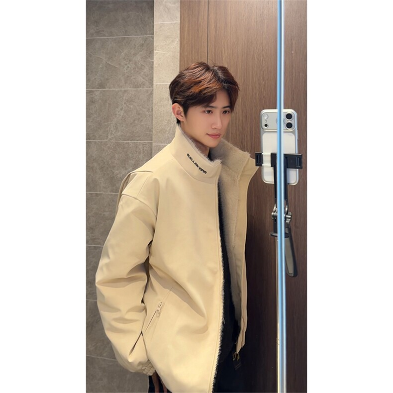 机能美式立领棉衣男高级感加厚保暖宽松棉服外套MP7828-特价P95,男装棉衣,电商A007