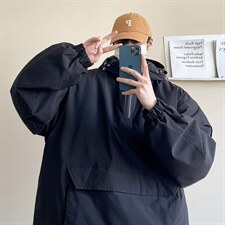 冬季bf街头棉服套头连帽棉袄宽松棉衣A125-Y270-P100，男装棉衣，电商A071