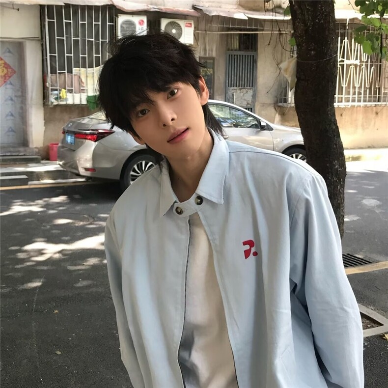 现货DJK9225-特批58春秋浅蓝色外套男新款夹克,男装夹克,星座603-2