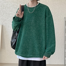 秋季港风圆领卫衣男宽松长袖打底衫外套XZ214-8Y284P35，男装卫衣，星座1204-3