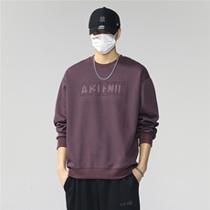 男士卫衣男春秋款圆领潮牌男装新款男款长袖上衣秋季春装2803-P42，男装卫衣，电商D215