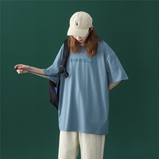 1中性风图案已注册大码M-5XL休闲情侣潮短袖T恤男7036F20控38，男装T恤，星座226-2