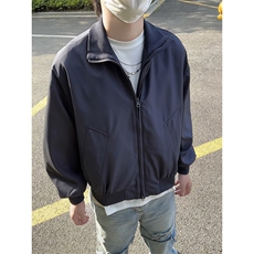 模特-廓形复古飞行夹克男痞帅炸街外套9016-P48，男装夹克，电商B380（原B361）