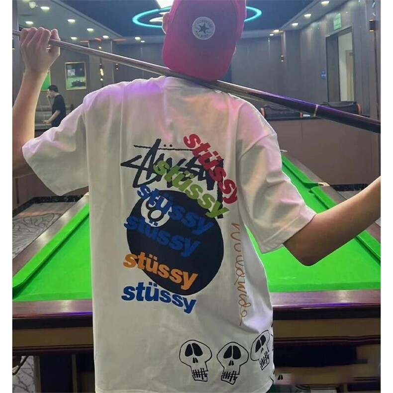 网络图现货美式高街潮牌阳光男孩多印花潮流短袖T恤TX1016-P55,男装T恤,星座715-7