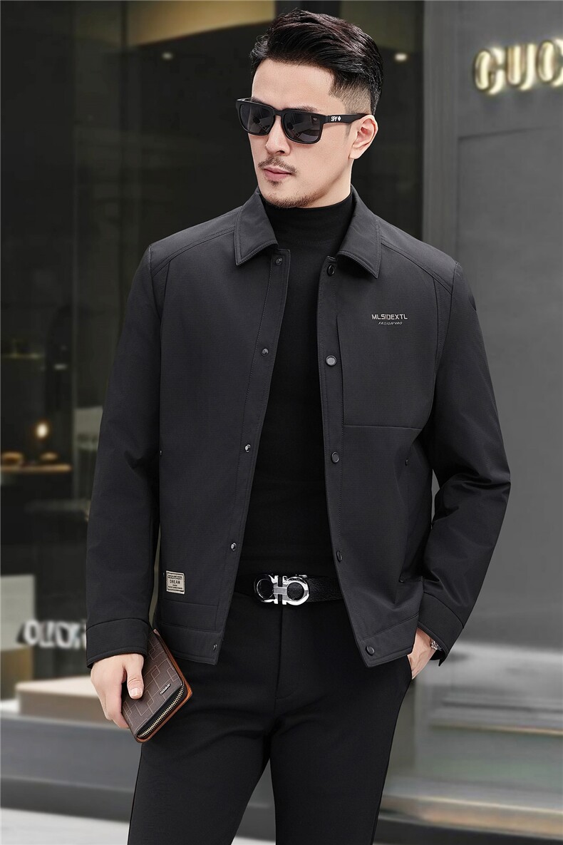 一衣三穿短款羽绒服新款中青年男士脱卸羽绒90绒子羽绒服外套,男装羽绒服,钱塘723