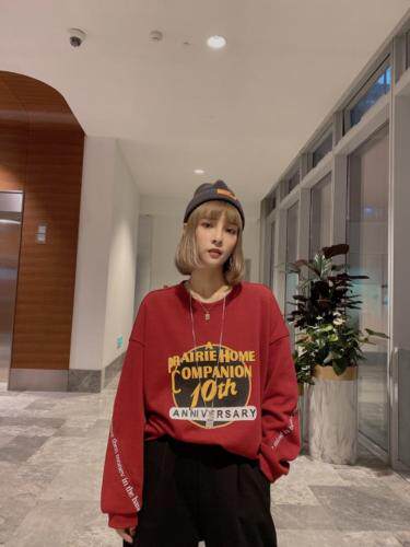 印花卫衣，女装卫衣/绒衫，柏旺阁