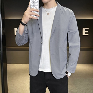 春季新款商务风西装外套男休闲西服男士西服JK02629-P83,男装西服套装,星座308B-2,清河区秘密花园内衣店