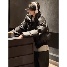 短款棉服男款2025年新款美式复古pu皮棉衣MY258直播，男装棉衣，星座1904A-1