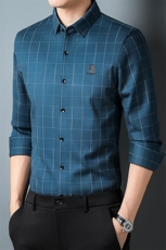 CA10107006钱塘2020-2冬季厚款商务休闲中年男士厚款冬季P85，男装衬衫，钱塘207-2