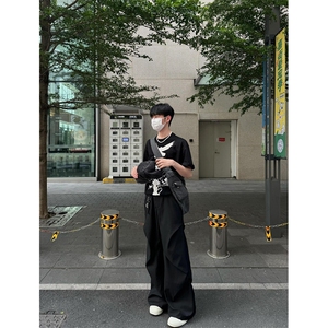 男夏季男款折叠薄款速干工装裤子男生休闲长裤 K73图片