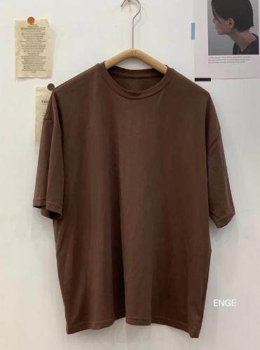 情侣款光板棉T恤，女装T恤，ENGE