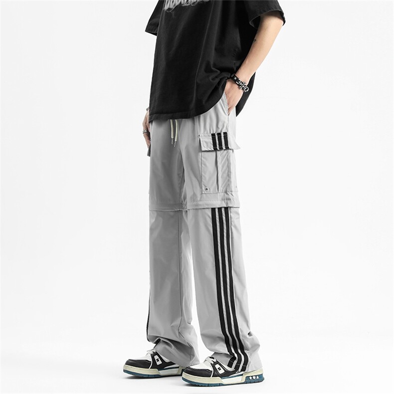 休闲裤抖音直播得物两穿防水户外工装裤现货供应C323-1-7718-P45，男装工装外套，电商C323-1