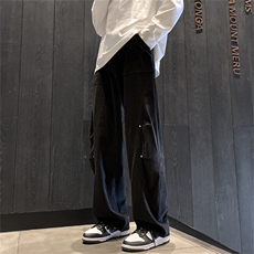 直筒牛仔裤男士美式做旧百搭长裤垂感休闲裤子A080-9002-P55控78，男装牛仔裤，电商A080