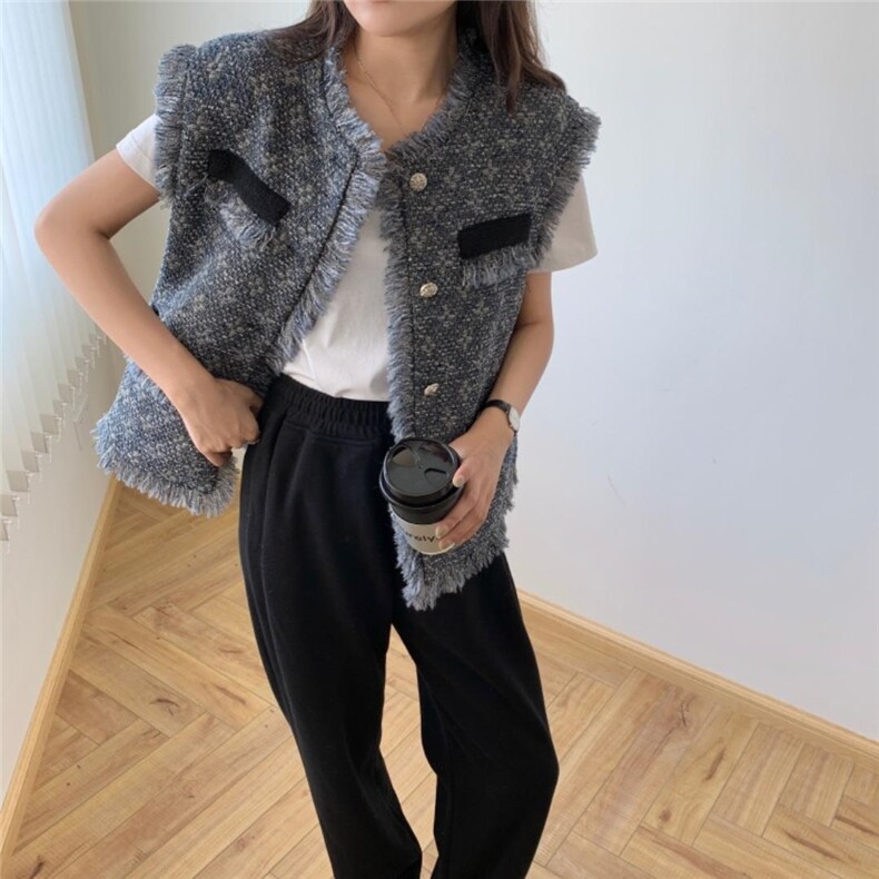 定制面料马甲，女装马夹，深度