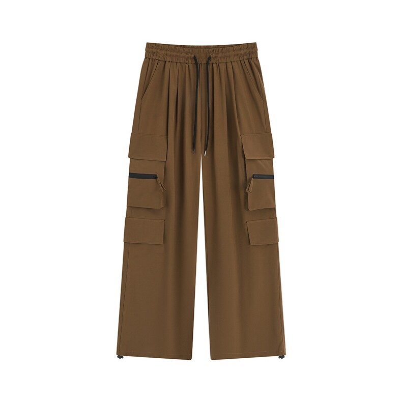 冰丝防水拉链多口袋休闲裤K016平铺92%聚酯纤维8%氨纶(S-2XL)TP28,男装休闲裤,电商A088
