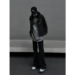 自家图，博主风cleanfit外套男短款美式飞行员夹克JK2408-P80图片