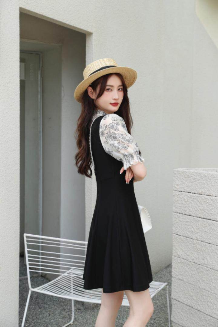 2022夏季新款韩版修身连衣裙，女装连衣裙，衣佳佰分(1F)