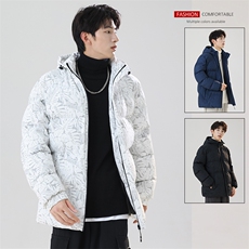 特批日系无影墙冬季大码棉服可脱卸连帽外套A436-3091-P70，男装棉衣，电商A436