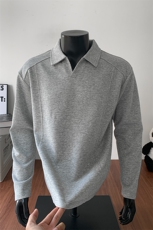 主推POLO衫卫衣秋季翻领卫衣cleanfit长袖T恤衫男装外套S437特28，男装Polo衫，电商A233-1