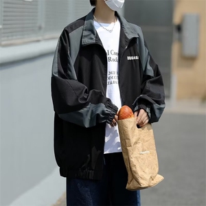 秋季ins超火外套男女慵懒风港风情侣夹克宽松百搭棒球服J1950-P50图片