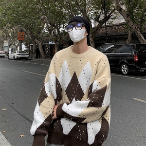 B442P48秋冬圣诞款毛衣打底衫男生女生同款情侣装毛衣图片