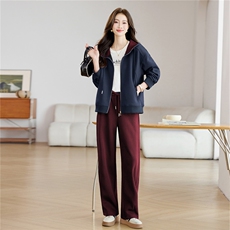 藏青+安哥拉红裤