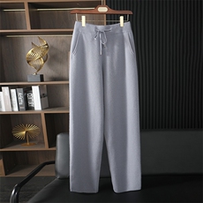 1325-7针加厚阔腿裤4色山羊绒时尚都市，男装休闲裤，台绒羊绒