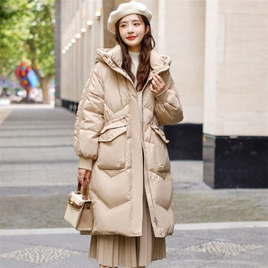 2023新款羽绒服长款连帽大口袋·图片