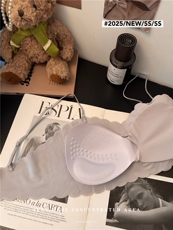 夏季无肩带美背吊带胸垫外穿打底抹胸内衣文胸内搭背心，女装背心吊带，梦白服饰厂