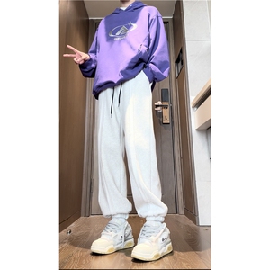 抖音品质港风新款中缝束脚卫裤K23566-P55控68加绒K23495-P65控78图片