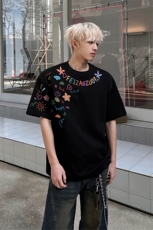 卡通涂鸦印花短袖XT7167-TP2539小众甜酷手绘T夏季ins上衣，男装T恤，电商A102