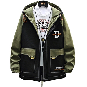 外套男新款春秋韩版潮流ins帅气上衣服工装休闲机能夹克DS205图片
