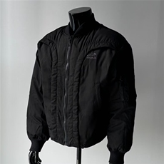 冬季解构弧形小众短款飞行服夹克加厚保暖棒球棉服潮LF1017P100，男装夹克，电商D256-2(原A064-2)