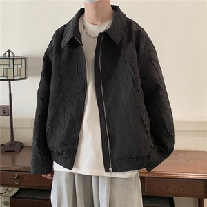 美式港风夹克男女大码M-5XL夹克男情侣百搭外套男JK8742P75控108图片