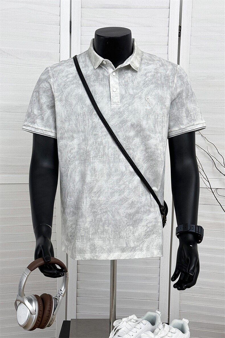 25夏新款男高品质刺绣翻领polo短袖T假模风705-1-T002-P58无差价,男装Polo衫,星座705-1
