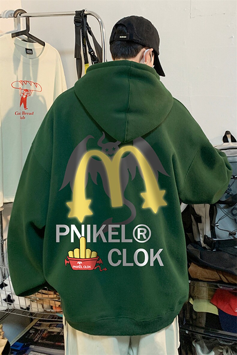！连帽圆领卫衣男装港风帽衫男LM169-P35,男装卫衣,电商B367