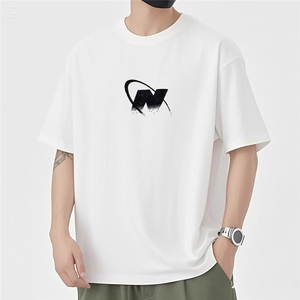 1506/GL3680/P33短袖男士夏季潮牌复古百搭t恤上衣服潮流宽松体恤图片