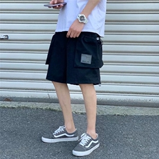 夏季工装短裤男ins潮牌宽松百搭裤子日系直筒韩版五分裤AK83-P25，男装休闲裤，星座1008