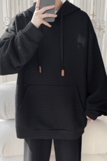 WY209/P60春装新款连帽卫衣男美式潮宽松运动大码ins潮流复古外套，男装卫衣，电商基地A050