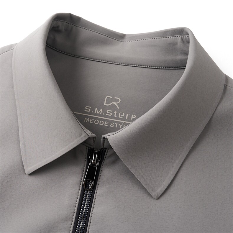 XL-K8512秋冬新款男士夹克翻领商务休闲时尚青年男装纯色外套,男装夹克,电商B360