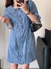 2022春夏新款显瘦气质减龄牛仔裙，其它，香丽迪1