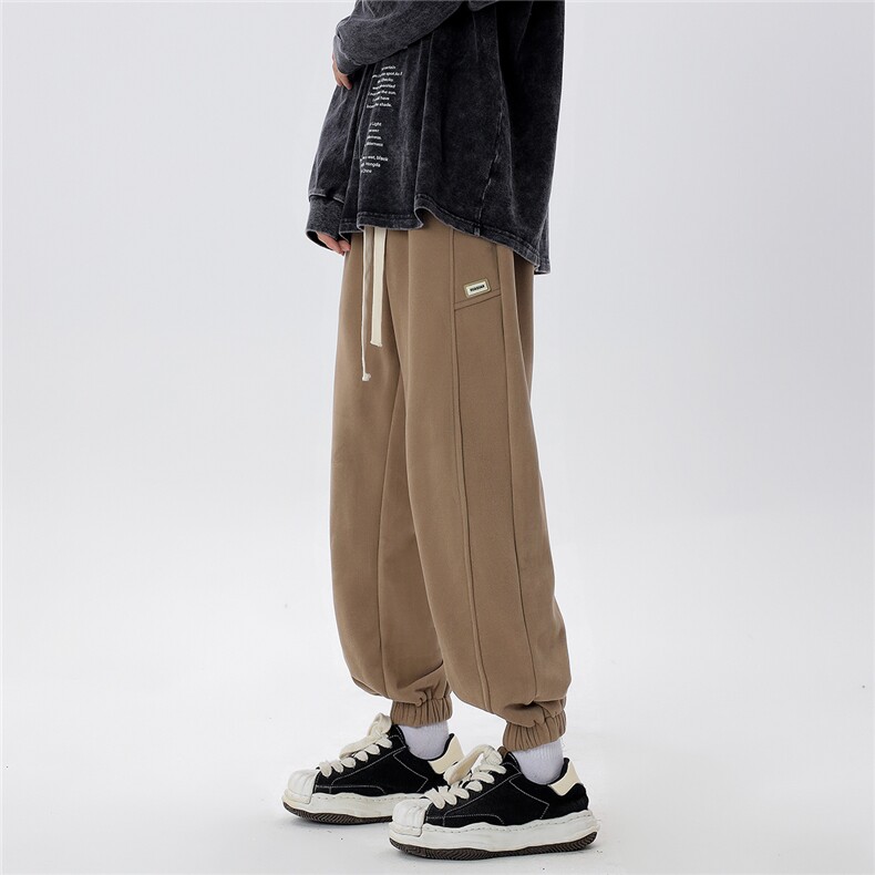 冬季休闲裤男加绒银狐绒D329-QM549-P65控88,男装卫衣,电商D329