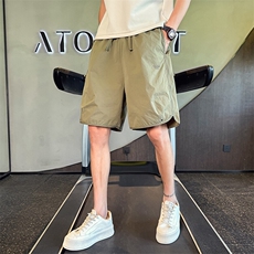2025新款夏季短裤男宽松直筒速干透气休闲五分裤A313-DK6166-P48，男装休闲裤，电商A313