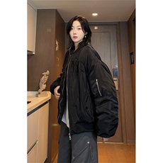 飞行夹克棉服男冬季欧美短款棒球服棉衣外套XZ514-2-MY010-P118，男装夹克，星座514-2(原B239)