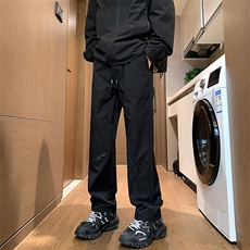 现货防风防水运动登山裤宽松直筒休闲大码工装冲锋裤男K916-P45，男装工装外套，星座205