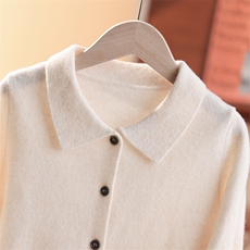2025年秋季新款针织羊毛衬衣开衫时尚休闲通勤百搭，童装儿童羊毛衫，鑫贝羊绒