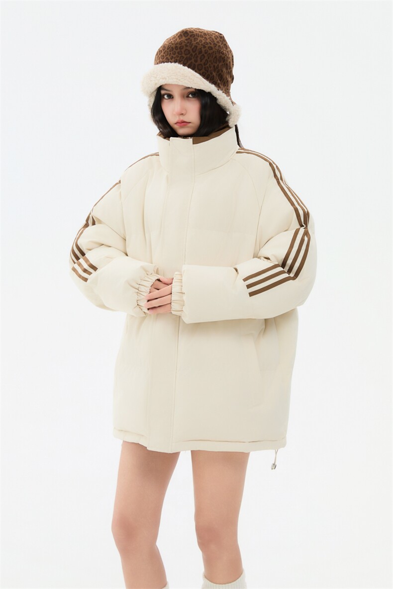 ！冬季条纹五防立领加绒加厚棉衣情侣撞色棉服外套MY7777-P68,男装棉衣,星座610B-1