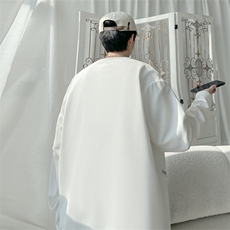 2025秋季新款旋律风车大码美式高街长袖T恤M-5XHT25191-特P30，男装T恤，电商A022